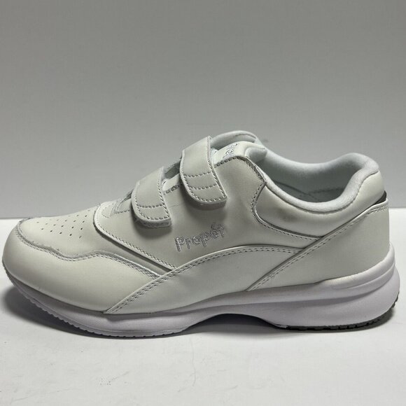 Propet Women's Tour Walker Strap Sneaker White Size 8.5 M - Picture 1 of 6